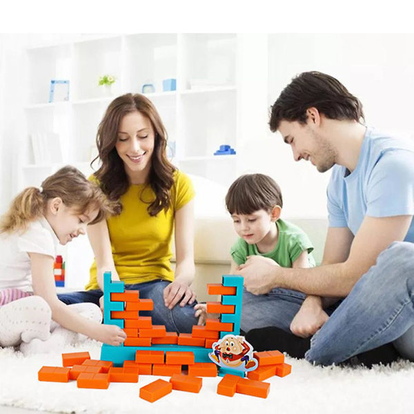 Vegg knuse skyve og bygge klosser Tidlig utdanning Foreldre Barnespill Interaktivt puslespill Brettspill Leker Gaver
