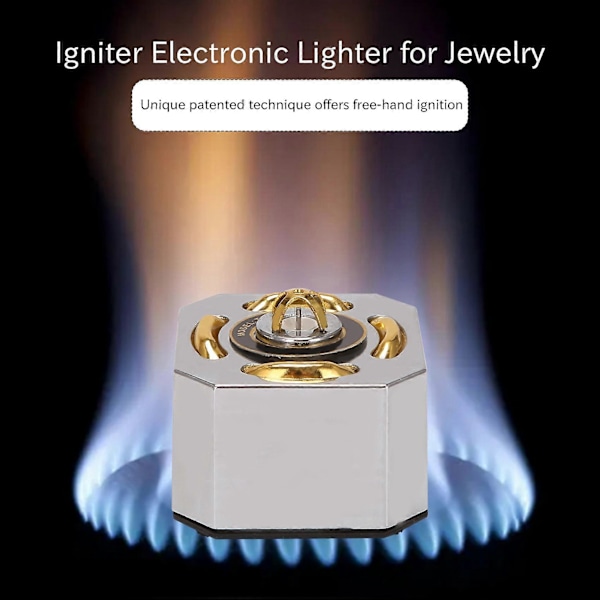 Ignitor Elektronisk Lighter Automatisk Brænderlighter Til Smykker Gas Svejsning Guld