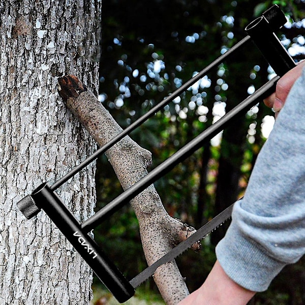 Lixada Multifunksjonell Sammenleggbar Tresag Aluminium Legering Håndsag Bærbar Mini Hagesag for Tre