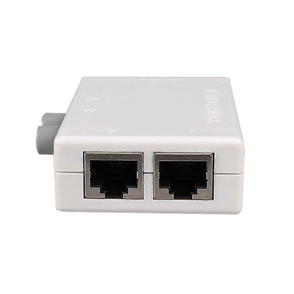 RJ45 Splitter Vælgerkontakt 2 Porte Netværksswitch frit mellem Intranet & Ekstranetværk