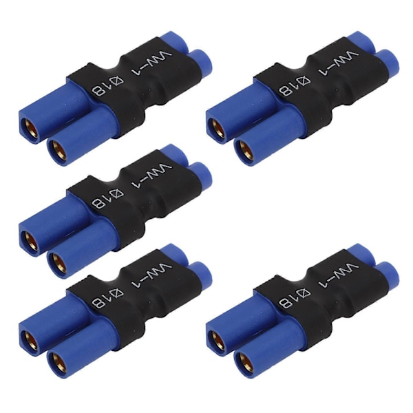 5 KPL EC5 Naaras - EC3 Uros Liitinadapteri RC-autoon