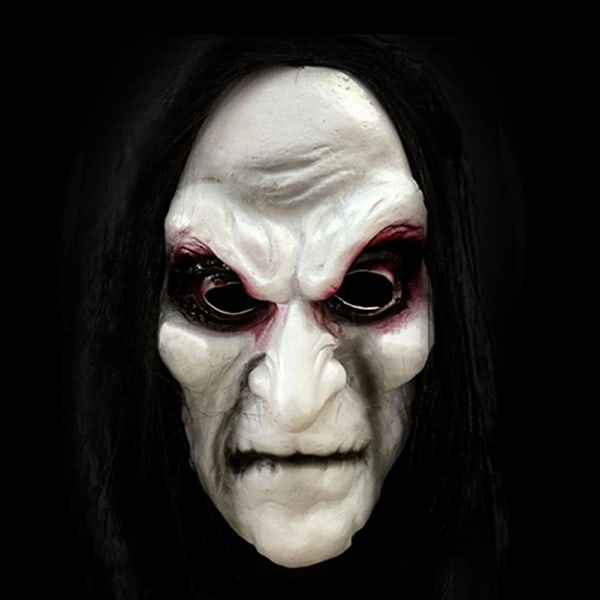 Tricky Toys Horror Zombie Mask Gummileker Halloween Dekorasjon Rekvisitter Kostymefest