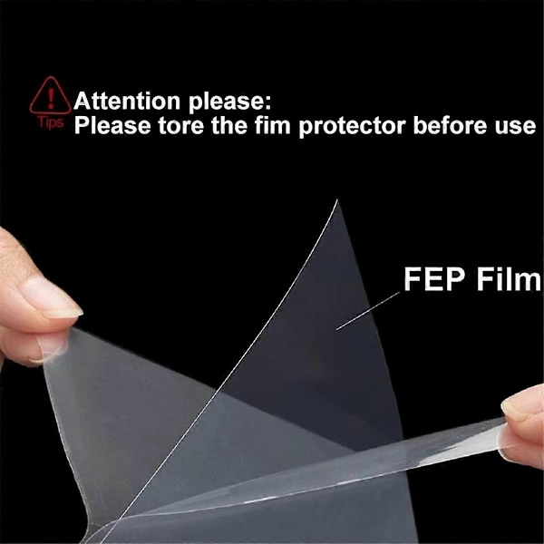 5 st ACF Film 290x195mm för 3 Ultra 4 Ultra 12K 0.3mm UV Resin 3D-skrivare Släppfilmer ACF Ark L