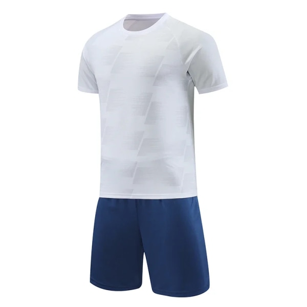 Fotballdrakt for barn Utendørs løpe-T-skjorter Treningsshorts Set Gensere Trening Treningstrøyer Red (30-40kg) for S