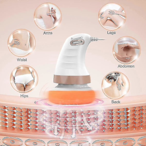 Cellulite Massager Kroppsskulpteringsmaskin Elektrisk Handhållen Kroppsmassager För Mage Midja Rumpa Armar