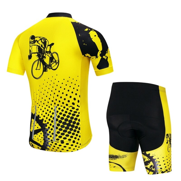 Weimostar 2022 Pro Team Cykeltröja Set Herr Mountainbikekläder Sommar MTB Cykelkläder Anti-UV cykelkläder Model 3 S
