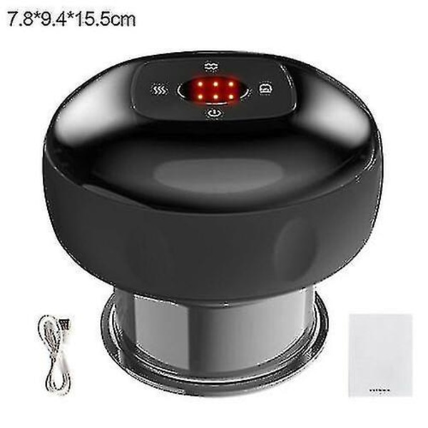 Tflycq Smart Cupping Therapy Massager Med Red Light Therapy Elektrisk Cupping Massage Enhed til Sort-