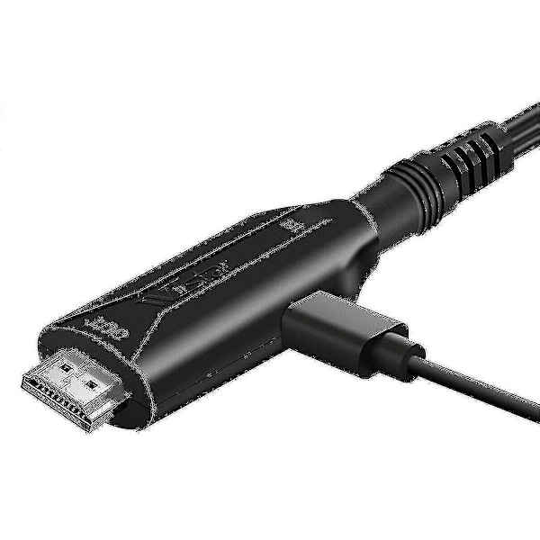 Hd Wii - HDMI-sovitinmuunnin USB-kaapelilla, nopea pelimuunnosjohto TAO