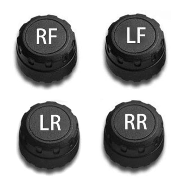 Bærbar trådløs bildækstryksensor TPMS solpanel strømovervågning