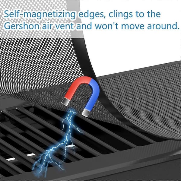 Gulvventil deksler, Magnetiske ventil deksler Mesh Skjerm Luftventil Filter, A