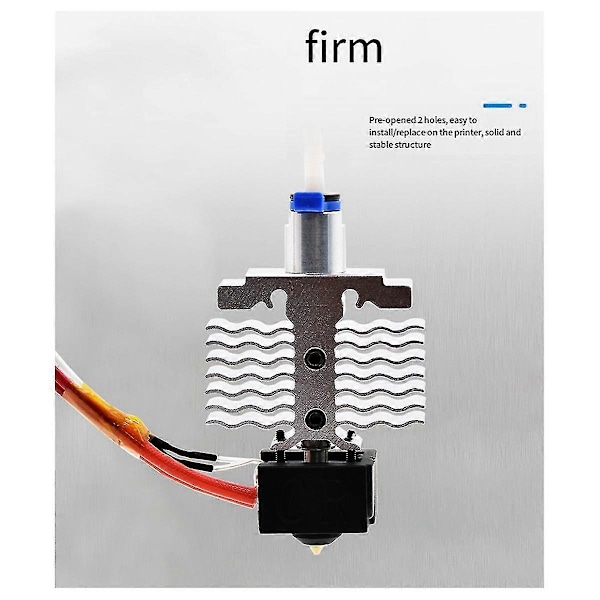 För V2 Neo/ Neo 3D-skrivare Hot End Kit Max Neo Hotend 24V 40W Termistor med 0,4 mm Munstycke