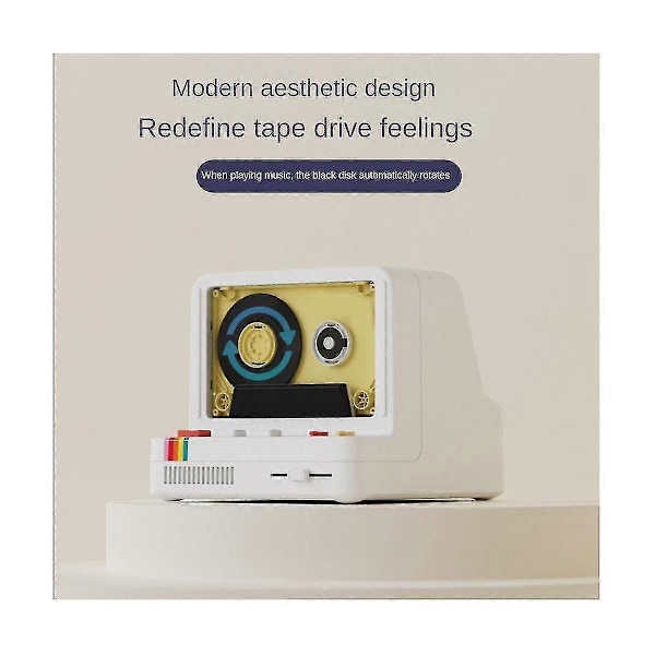 Klassisk Kassettebånd Bluetooth Højttaler Retro Praktisk Bærbar Aromaterapi...