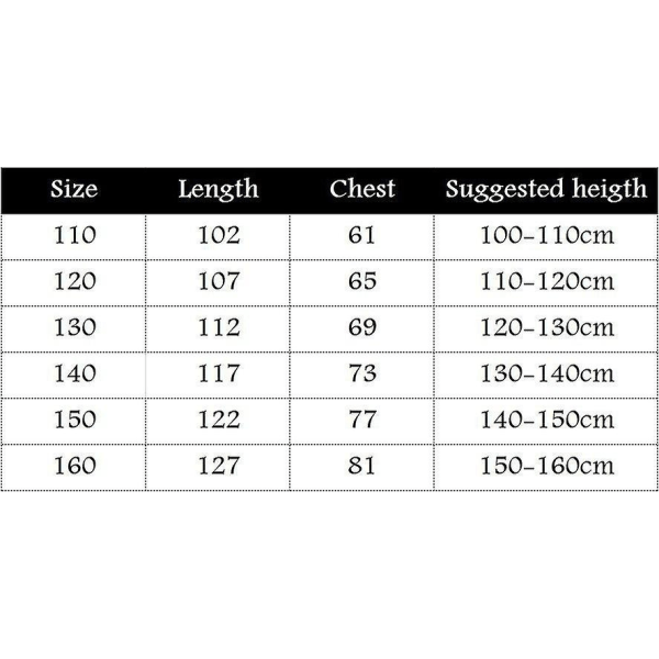 Spillkarakter Dbbrs Cosplay Bodysuit For Kid Gutter Anime Horror Halloween Costume Jumpsuit Canival Bursdagsfest Klær style 2 150