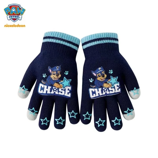 Paw Patrol Gloves Tytöt Pojat Syksy ja Talvi Käsineet Skye Everest Chase Liukumattomat Hengittävät Käsineet Joululahja Navy blue