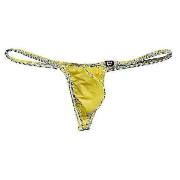 Miesten jääsilkki stringit Mini Micro Bikini G-string Uimahousut Tanga Alushousut Matala Vyötärö Seksikkäät Ranta-asut Aurinkoon