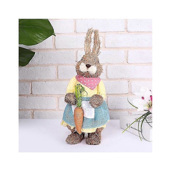 Søt Kanin Kanin Påske Dekor Holiday Hjem Hage Bryllup Ornament Foto Rekvisitter Håndverk