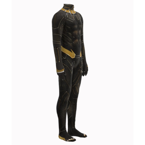 Halloween Black Panther 2 Black Panther Golden Black Panther Jumpsuit-kostyme man 120cm