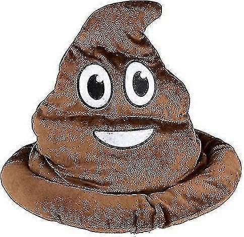 Brun Emoticon Bajs Hatt 1 Per Beställning