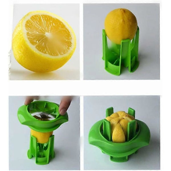 1 Citron- och Limeskärare för Matdekorationer, Drycker, Frukter Apelsinseparator, Slumpmässiga Färger
