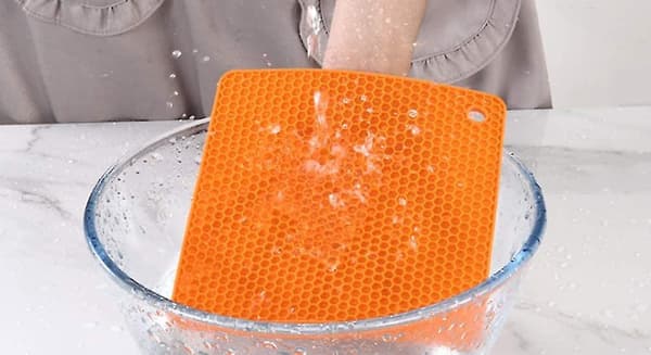 4 stk Silikonunderlag, Multifunksjonelt Sklisikkert Silikonmatte, Varmebestandig