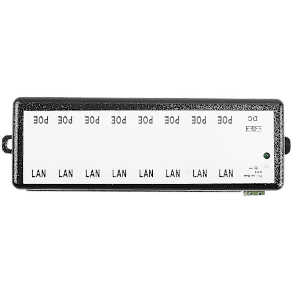 8 Portin Poe Injektori Poe Splitteri Cctv Verkko Poe Kameran Virransyöttö Ethernetin Kautta Ieee802.3af