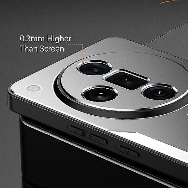 Stødsikkert etui i aluminiumslegering til Oppo Find X7 5G, beskyttende telefoncover