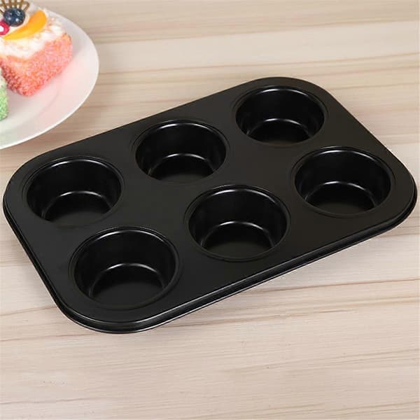 Kaksform Muffinsplåt 6-Håls Muffinsform Bakplåt DIY Bakplåt