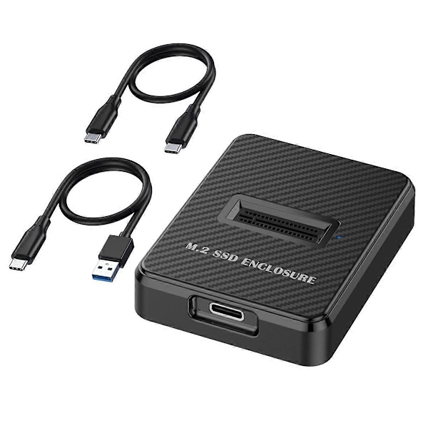 10Gbps Enkel M.2 SSD-kapsling Extern Hårddisklåda
