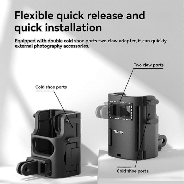 TELESIN suojakehys DJI Pocket 3 -kameralle