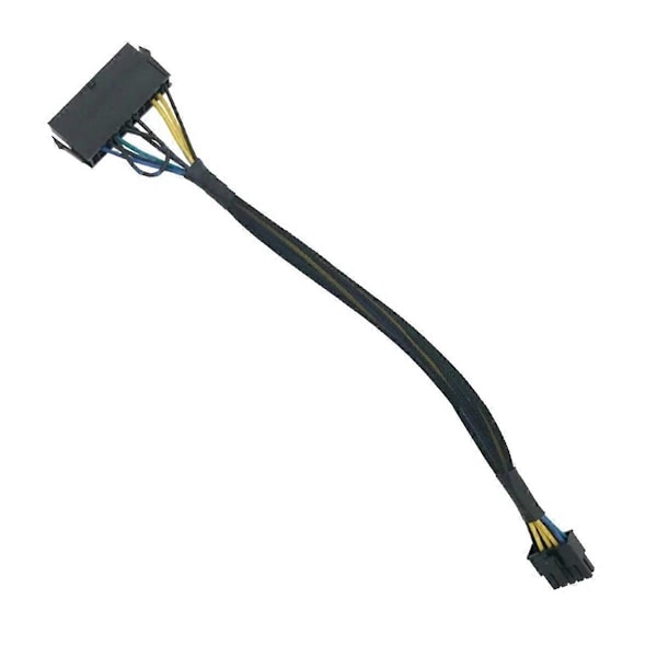 24-nastainen - 10-nastainen adapterikaapeli ATX PSU päävirtalähdekaapeli punottu suojattu kaapeli emolevylle