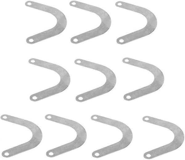 20-pack U-formade ventilplattor i metall för luftkompressorer