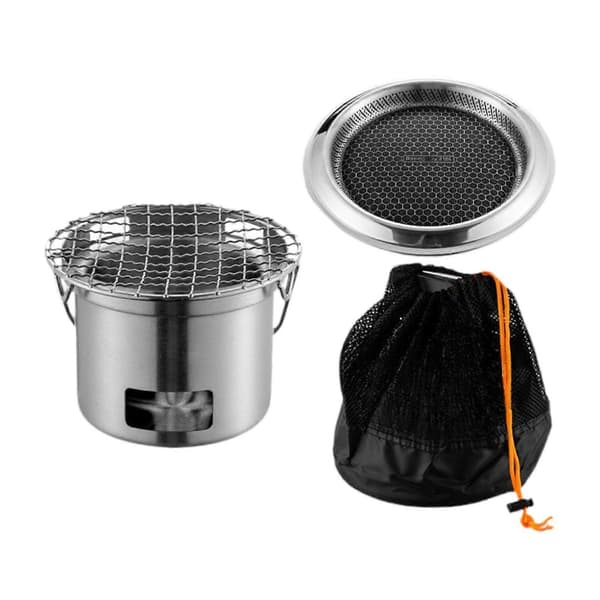 Rund Grill Teapot Varmer til Venne Sammenkomst Baghave Husholdning