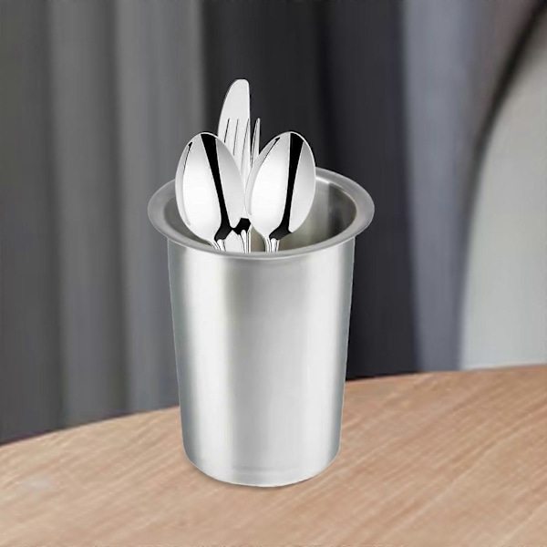 Spisepinner Holder Benkeplate Redskapsholder Sølvtøy Bestikkstativ Bestikkorganisator Rustfritt stål for Buffet Hjemmefester