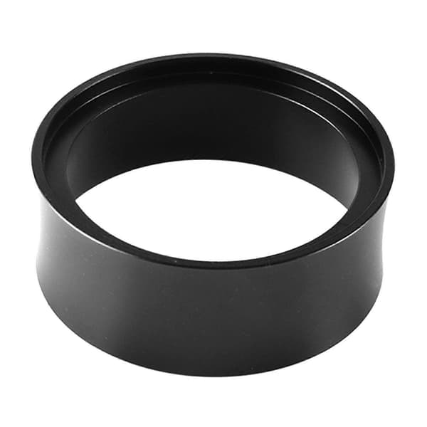 Doseringsring af aluminiumslegering, 58 mm doseringsringe, espressodosering til, sort