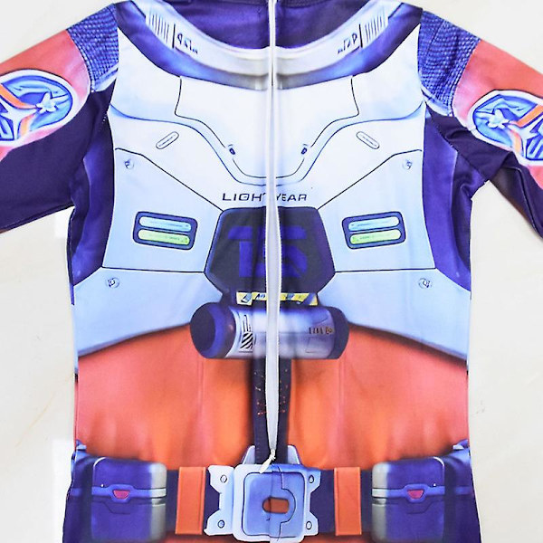 2023 Het Buzz Lightyear Halloween Cosplay Kostym Anime Pojkar Jumpsuit Karneval Party Cos Kläder Buzz Lightyear Kostym 5-13 år 198 130 (7-8Y)