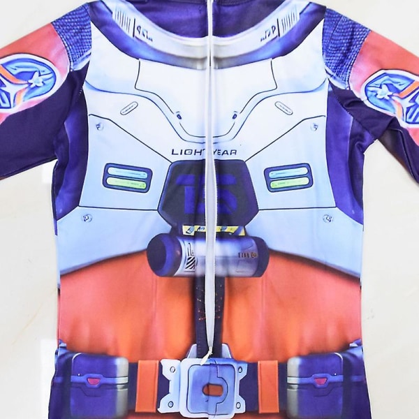 2023 Hot Buzz Lightyear Halloween Cosplay Kostym Anime Pojkar Jumpsuit Carnival Party Cos Kläder Buzz Lightyear Costume 5-13y 198 130 (7-8Y)