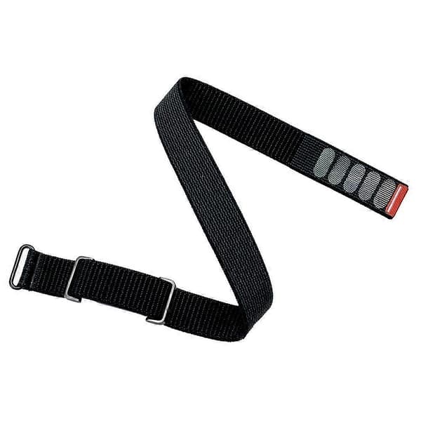Nylon Bicep Bånd til Google til Fitbit Air, Justerbart Overarms Sports Loop Armbånd Tilbehør Black