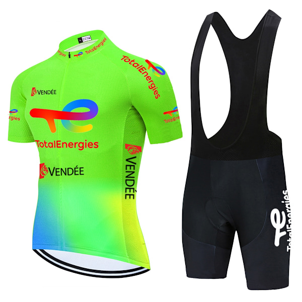 Total New Energies Equipacion Ciclismo Verano Hombre Sommer Cykeltrøje Mænd Roupa Ciclismo Masculino 20D Cykeltøj 2022 Cycling Clothing 6 L