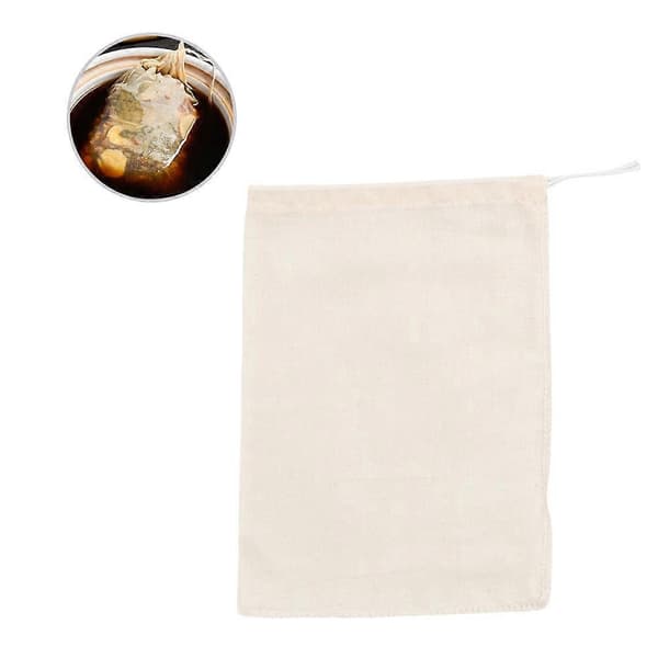 Tom Mesh Te-infusionspose Hvid 15 X 20 Cm Suppefremstilling Urte medicin Forberedelse 20 Stk