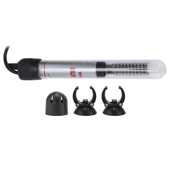 Senkbar akvarievarmer justerbar effekt for ferskvannsfisketank EU-plugg 220V 12W/25W