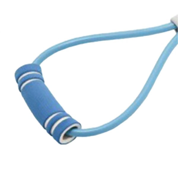Figur 8 Dragare Tpe Skum Hög Elastisk Justerbart Motstånd Stretchband Bröstdragare För Styrketräning Blå