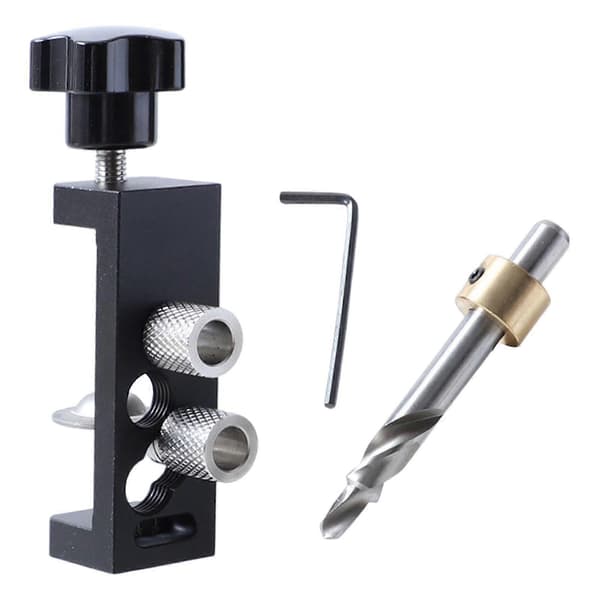 Hålborrningsassistent Set Professionell Aluminiumlegering Premium Dubbelhål