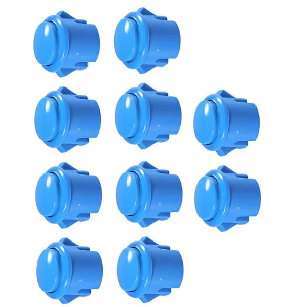 10 st Arkadknappar 30 mm Responsiva Arkadknappar Blå