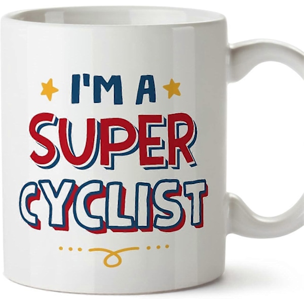 Cykelrytter Krus Jeg Er Super Sjov Gave til Kolleger Keramisk 11oz Krus