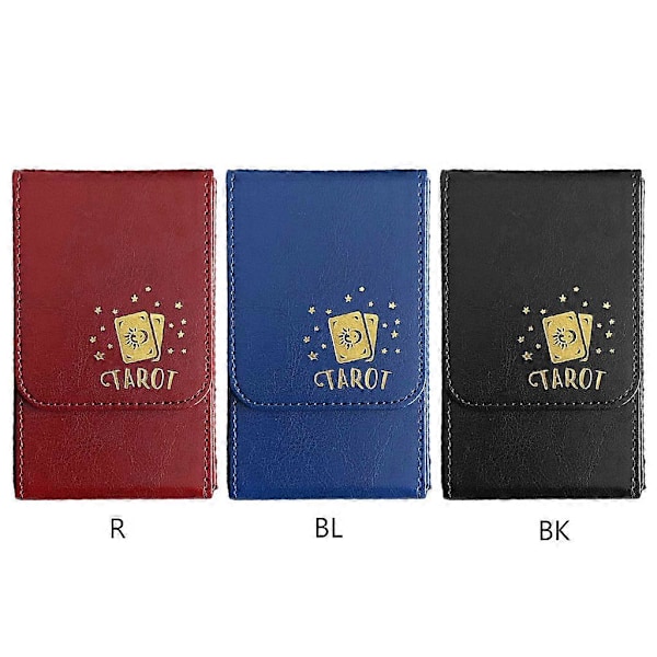 Tarot-korttien säilytyslaatikko PU-nahkaa, Tarot-kotelo, säilytysastia, CCG MTG -lautapelin korttiholkki