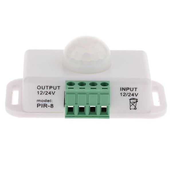 DC 12V 24V PIR bevægelsessensor kontakt til LED lyslamper, LED strip lys