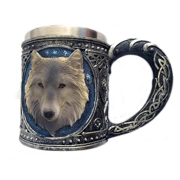 Rostfritt Stål Mugg Tankard Drickkopp Kaffe Dryckesvaror