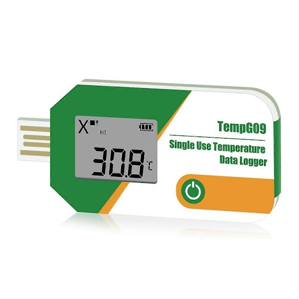 Digital Display USB Temperaturdataloggare 32000 Punktkapacitet Engångstemperaturmätare PD