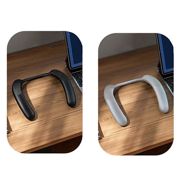 Kannettava langaton Bluetooth-kaiutin kaulaan, stereomusiikkisoitin mikrofonilla, bassolla, handsfree