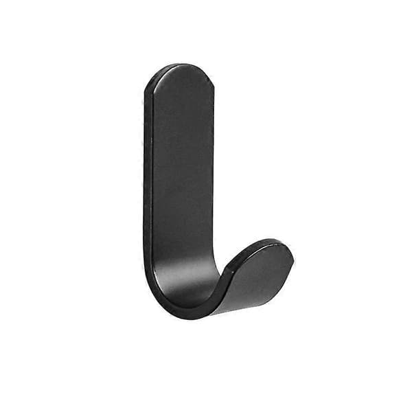 5 Stykker Sort Selvklæbende Krog 18*65mm